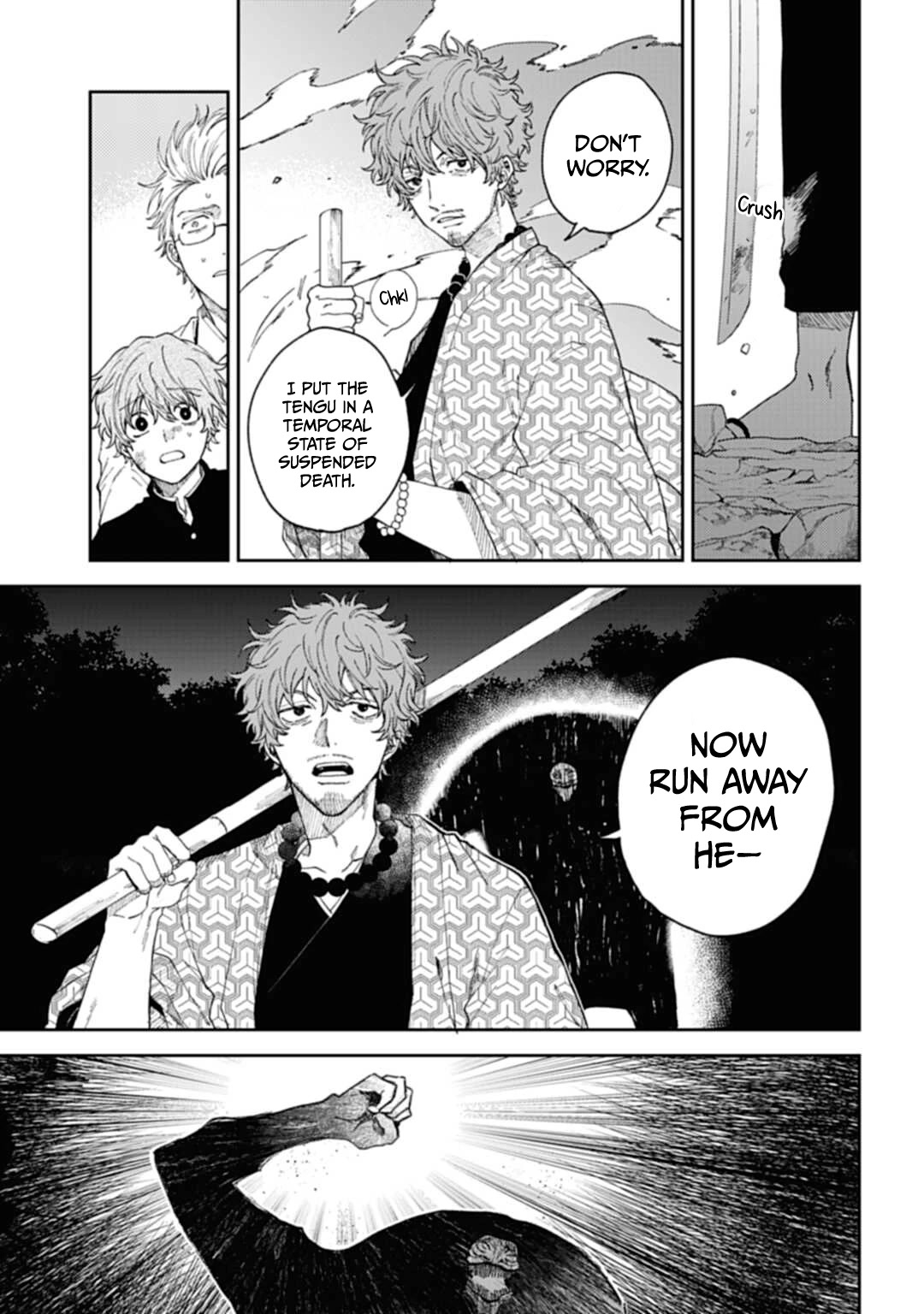 Three Exorcism Siblings Chapter 2 page 18 - Chapter 2: Pitch Black Awakening