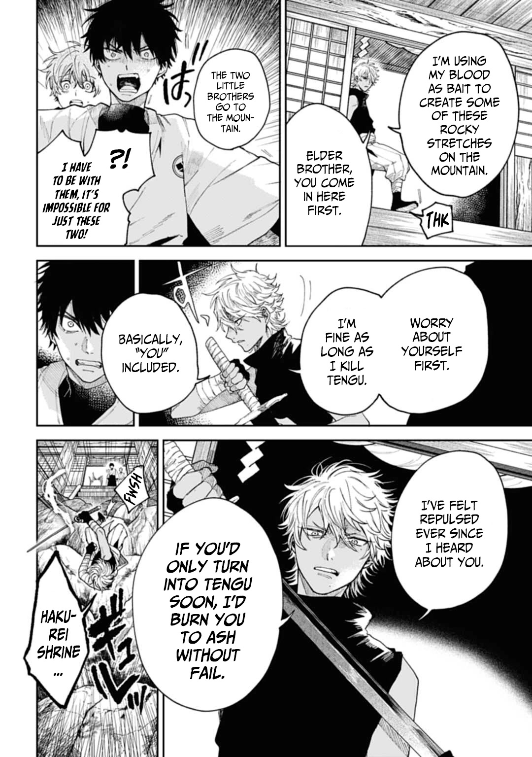 Three Exorcism Siblings Chapter 4 page 17 - Chapter 4: A Raiko Roars