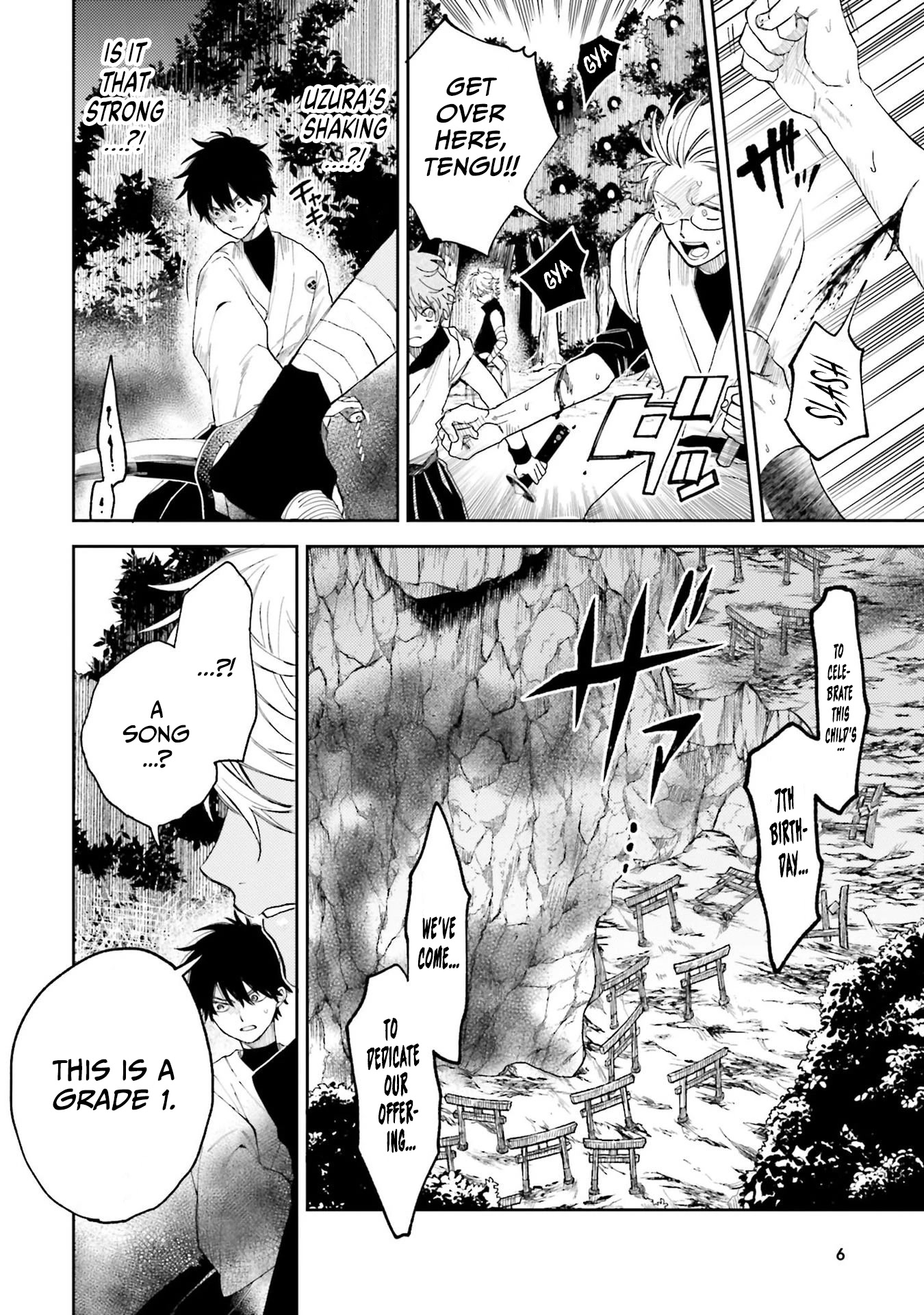 Three Exorcism Siblings Chapter 7 page 4 - Chapter 7: Grade 1