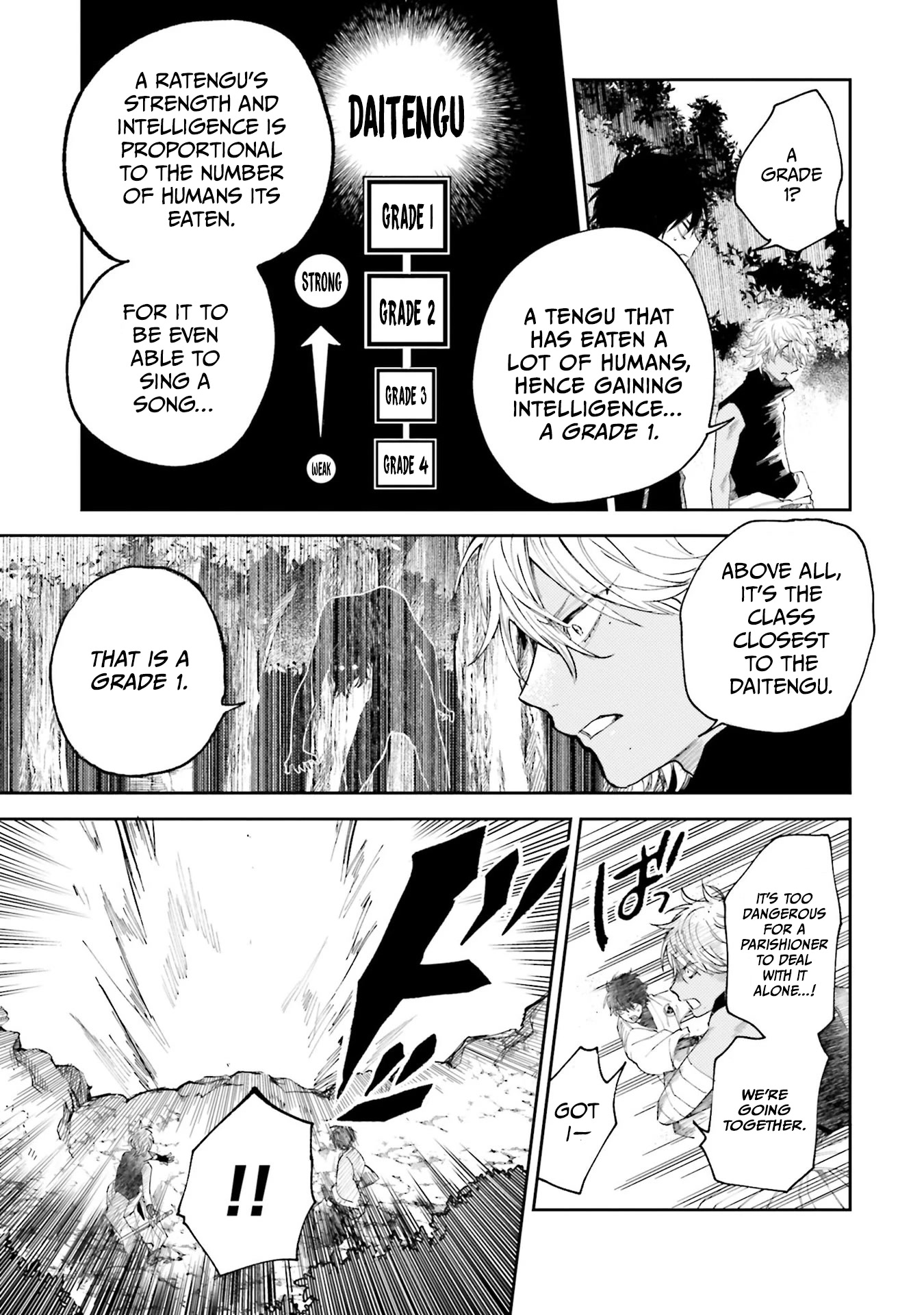 Three Exorcism Siblings Chapter 7 page 5 - Chapter 7: Grade 1