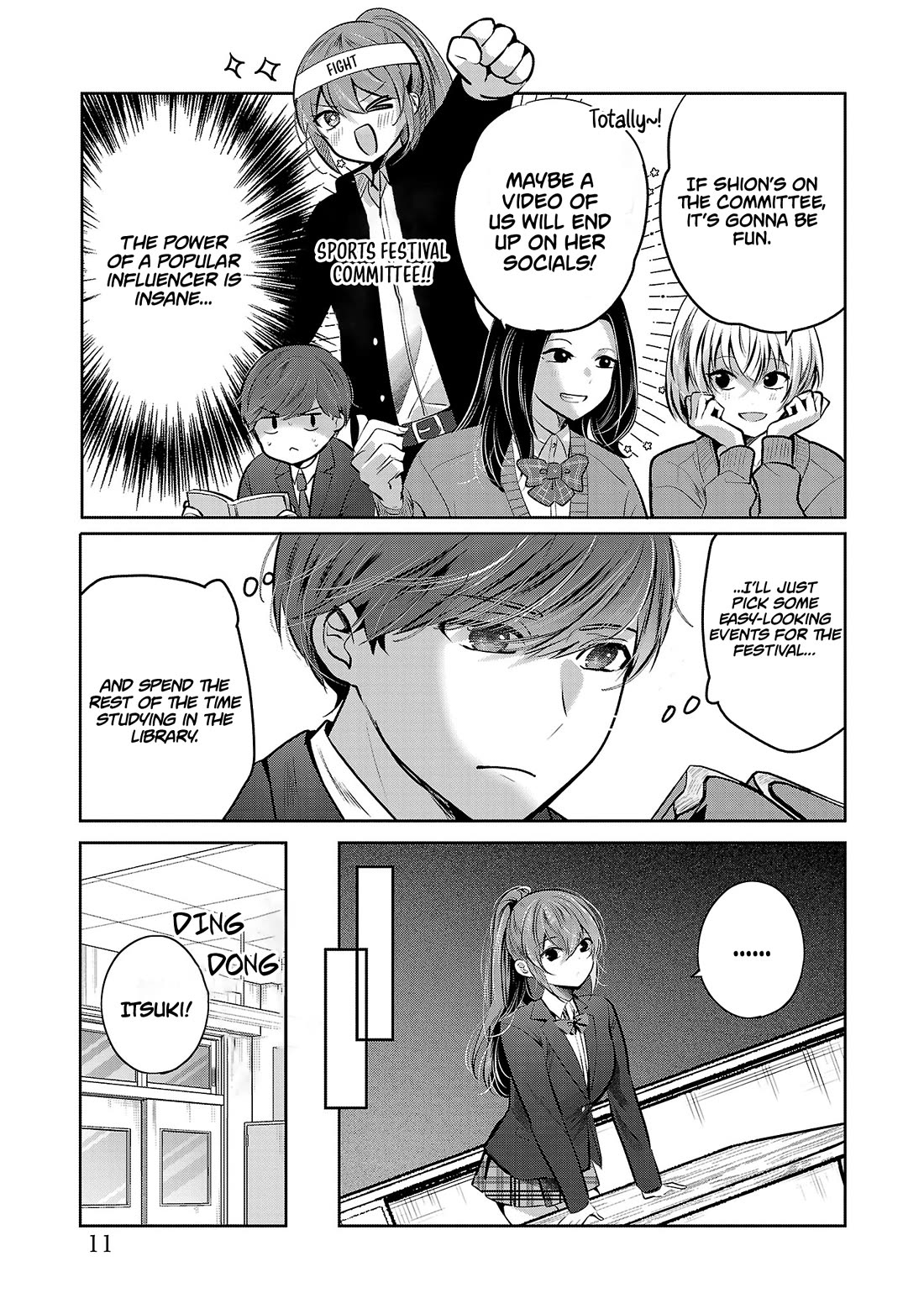 Three Sisters in Love with You Chapter 35 page 9 - Chapter 35