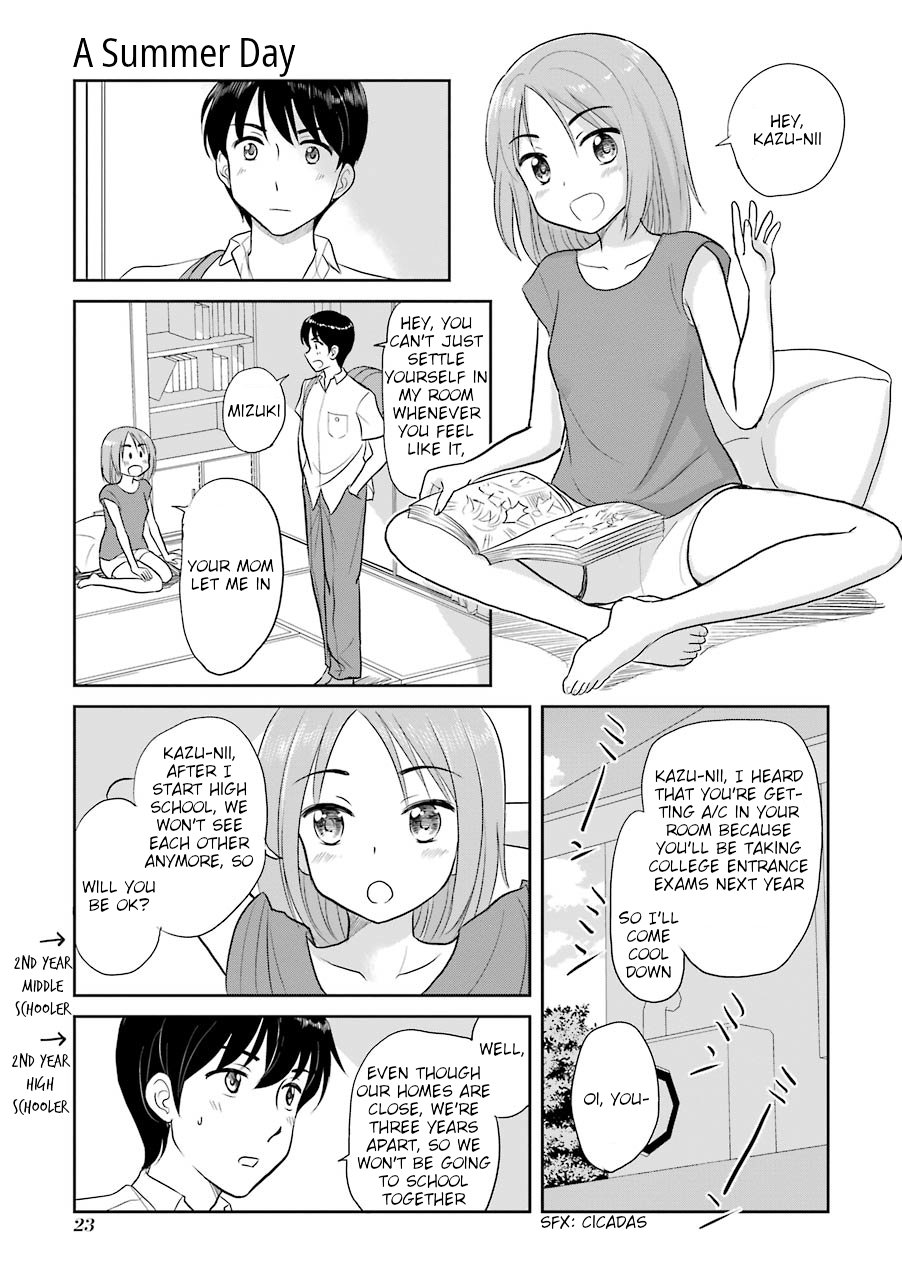 Three Years Apart Chapter 6 page 1 - Chapter 6: A Summer Day
