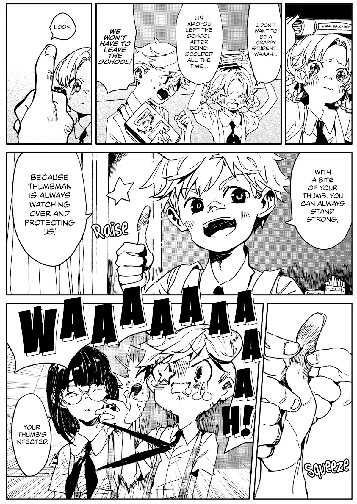 Thumbman and Mental Health Bunny Chapter 0 page 10 - Chapter 0: Oneshot