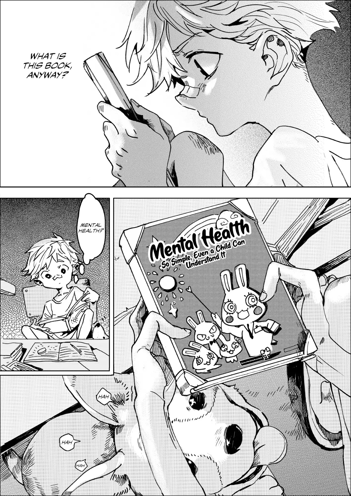 Thumbman and Mental Health Bunny Chapter 0 page 15 - Chapter 0: Oneshot
