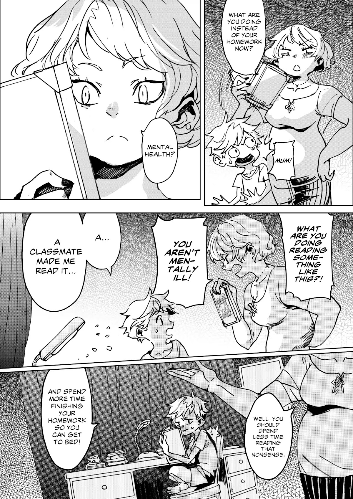 Thumbman and Mental Health Bunny Chapter 0 page 17 - Chapter 0: Oneshot