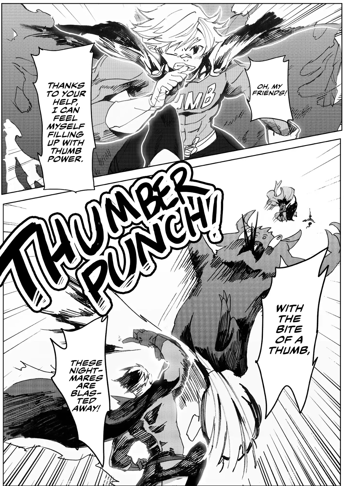 Thumbman and Mental Health Bunny Chapter 0 page 5 - Chapter 0: Oneshot
