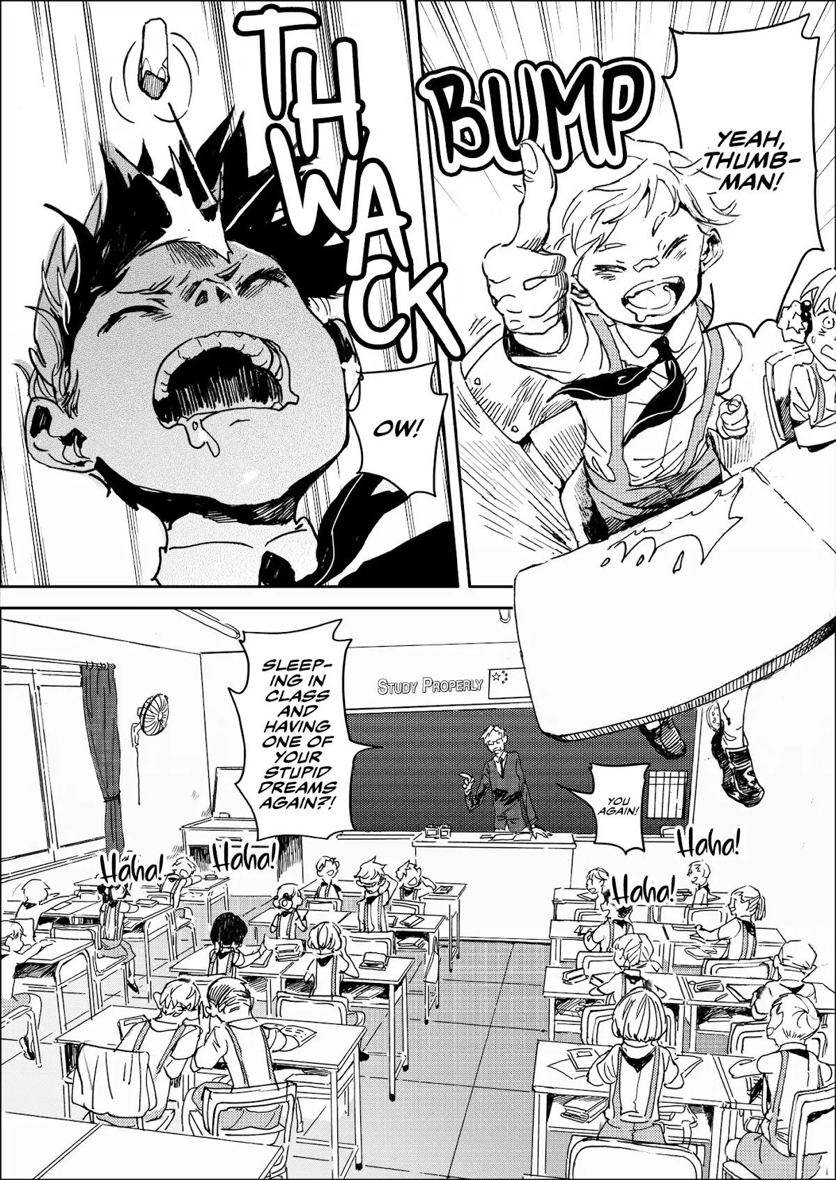 Thumbman and Mental Health Bunny Chapter 0 page 7 - Chapter 0: Oneshot