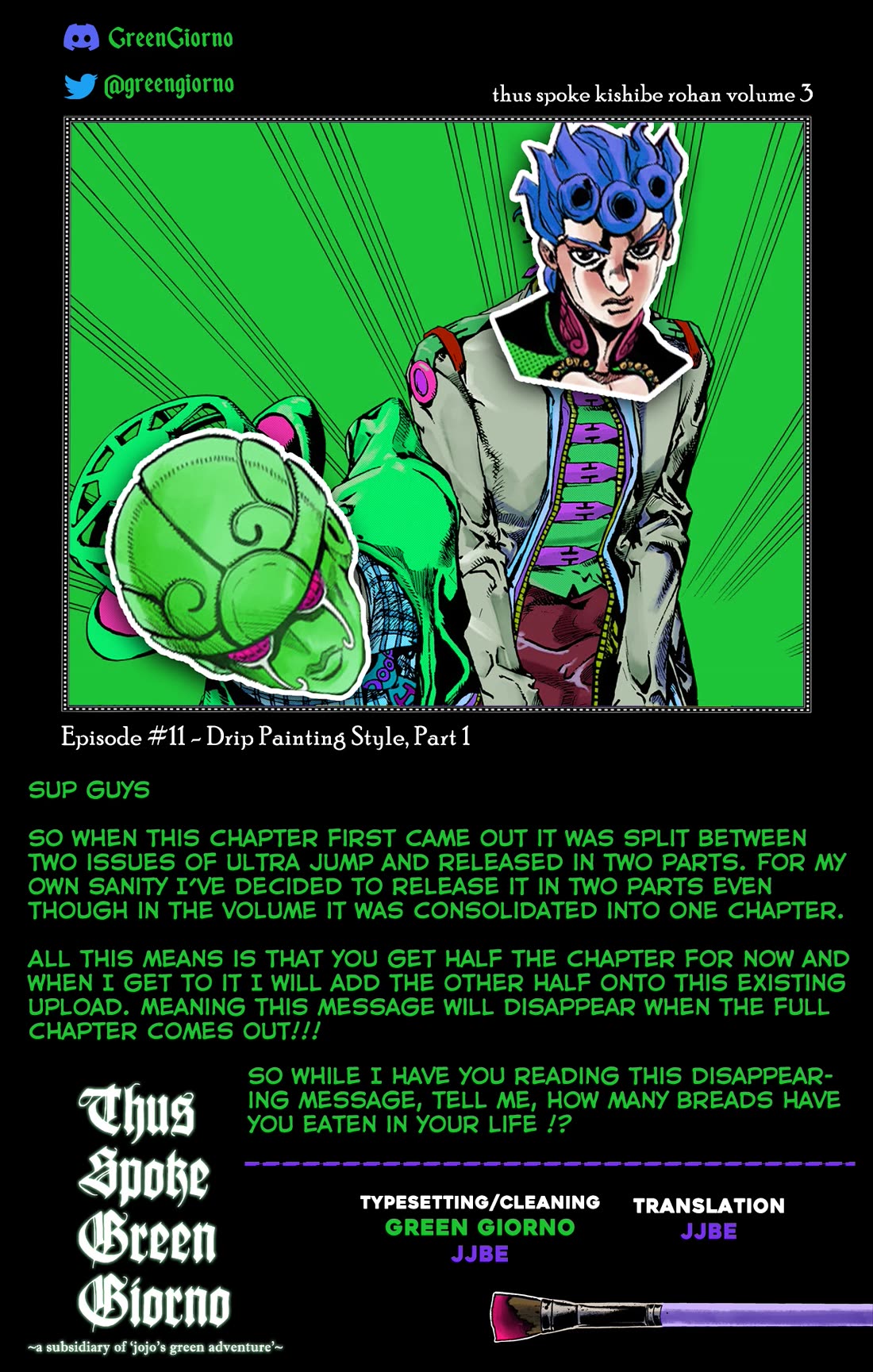 Thus Spoke Kishibe Rohan [Official Colored] Chapter 11 page 28 - Chapter 11: Episode #11 - Drip Painting Style, Part 1