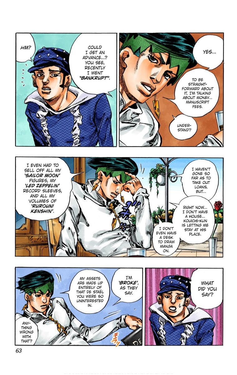 Thus Spoke Kishibe Rohan [Official Colored] Chapter 2 page 8 - Chapter 2: Episode #02: Mutsu-kabe Hill