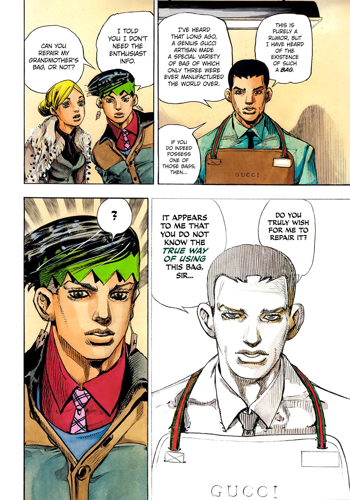 Thus Spoke Kishibe Rohan [Official Colored] Chapter 5 page 13 - Chapter 5: Rohan Kishibe Meets Gucci