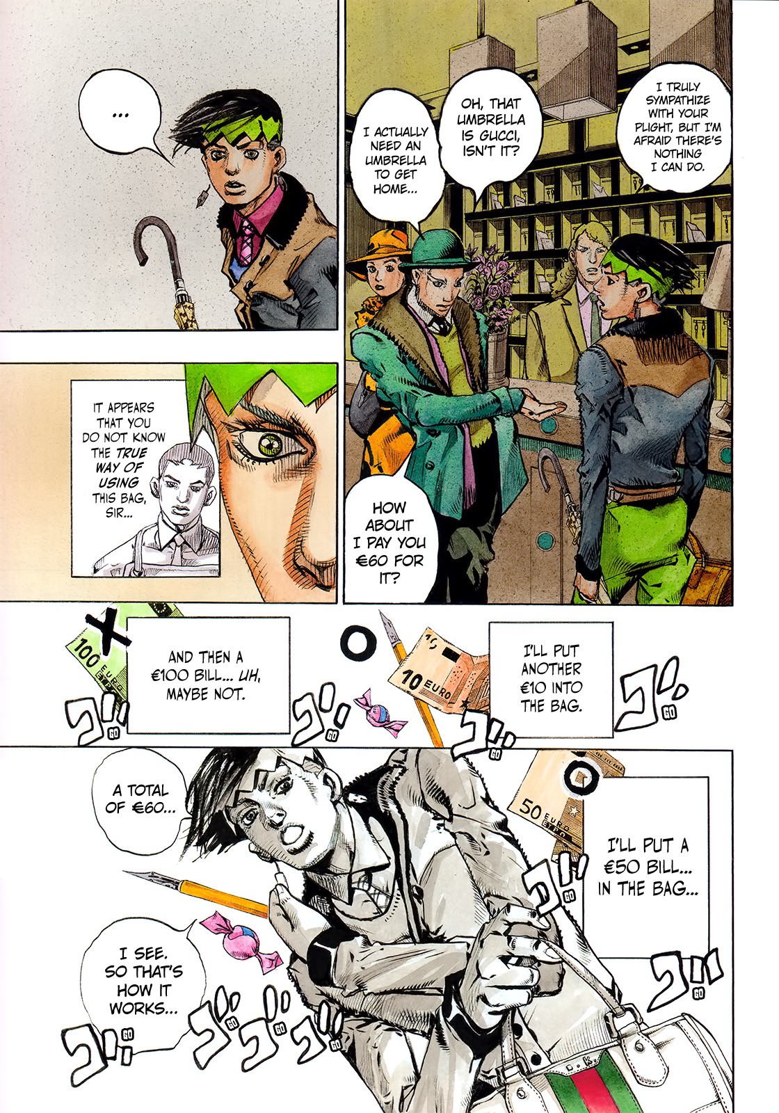 Thus Spoke Kishibe Rohan [Official Colored] Chapter 5 page 18 - Chapter 5: Rohan Kishibe Meets Gucci