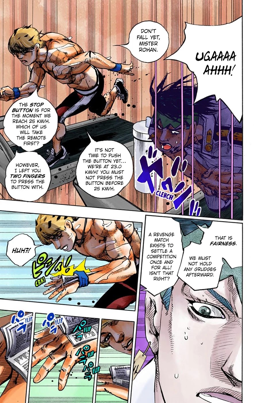 Thus Spoke Kishibe Rohan [Official Colored] Chapter 9 page 35 - Chapter 9: Episode #10: The Run