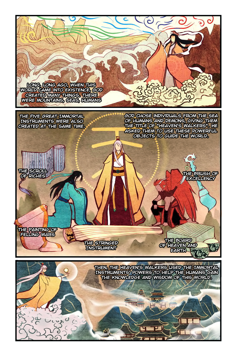 Tian Xing Yi Shi Chapter 1 page 3 - Chapter 1 : Opening of the Mountain and Sea Scroll: Fate