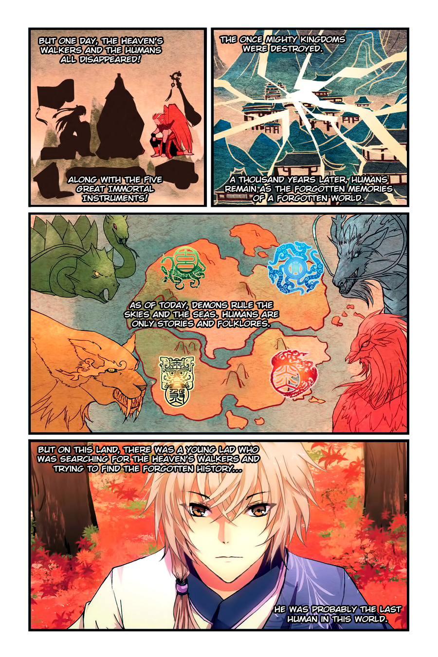 Tian Xing Yi Shi Chapter 1 page 4 - Chapter 1 : Opening of the Mountain and Sea Scroll: Fate