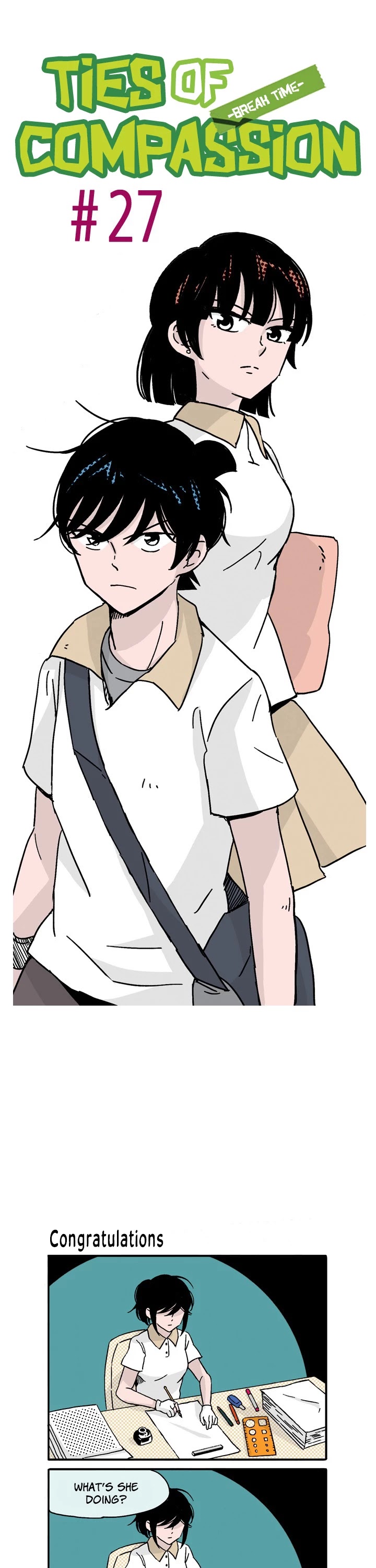 Ties of Compassion -Break Time- Chapter 27 page 1 - Chapter 27