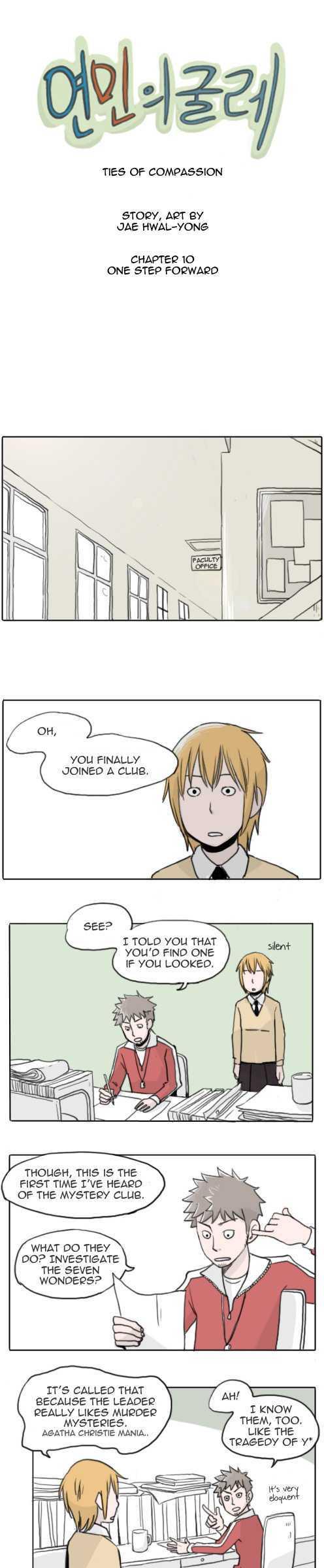Ties of Compassion Chapter 10 page 1 - Chapter 10 : One Step Forward