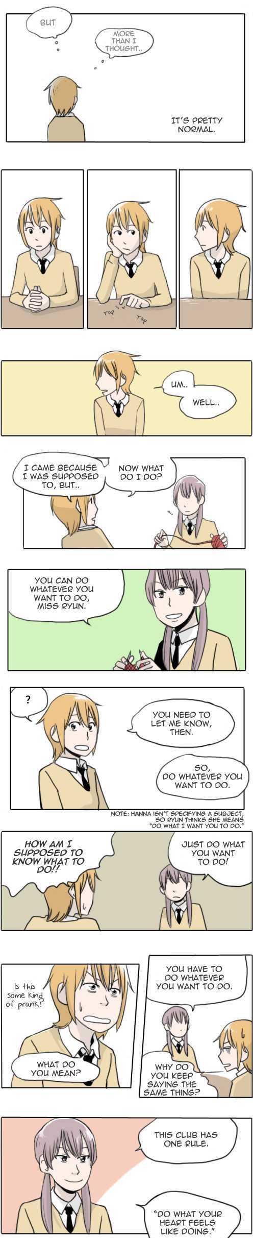 Ties of Compassion Chapter 11 page 5 - Chapter 11 : Mystery Club (?)