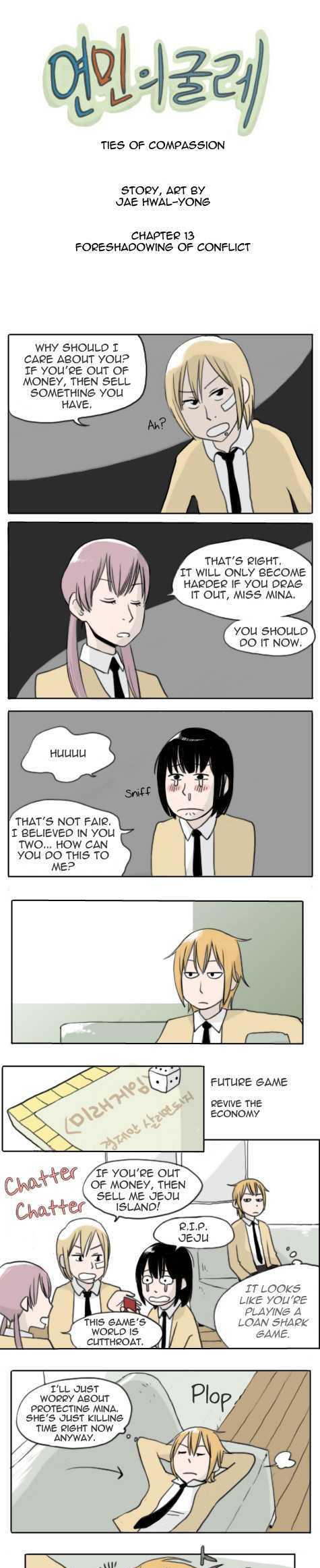 Ties of Compassion Chapter 13 page 1 - Chapter 13 : Foreshadowing of Conflict