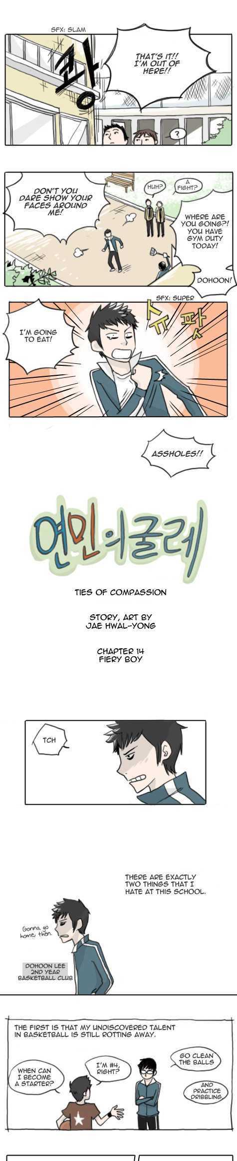 Ties of Compassion Chapter 14 page 1 - Chapter 14 : Fiery Boy