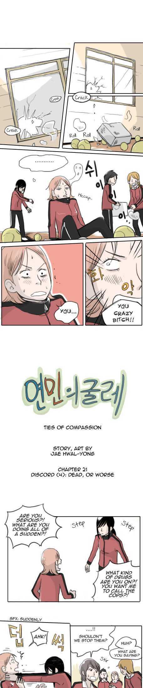 Ties of Compassion Chapter 21 page 1 - Chapter 21 : Discord (4): Dead or Worse