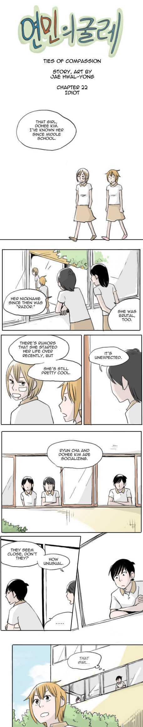 Ties of Compassion Chapter 22 page 1 - Chapter 22 : Idiot