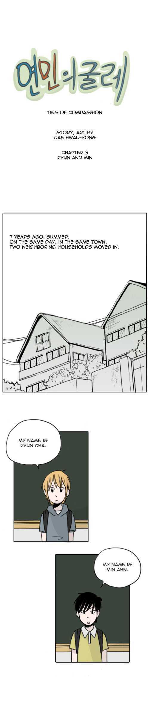 Ties of Compassion Chapter 3 page 1 - Chapter 3 : Ryun and Min