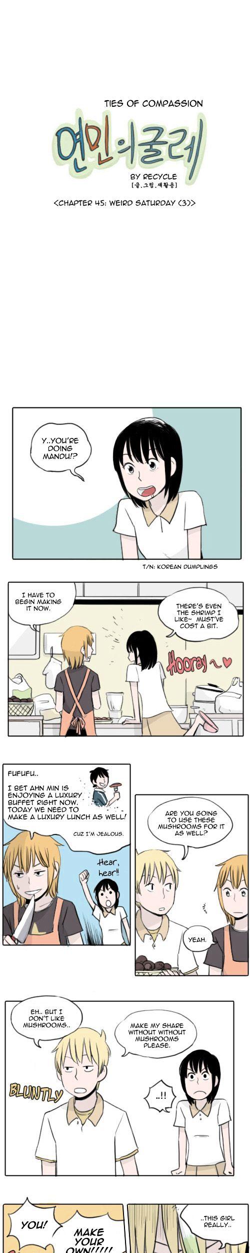 Ties of Compassion Chapter 45 page 1 - Chapter 45 : Weird Saturday (3)