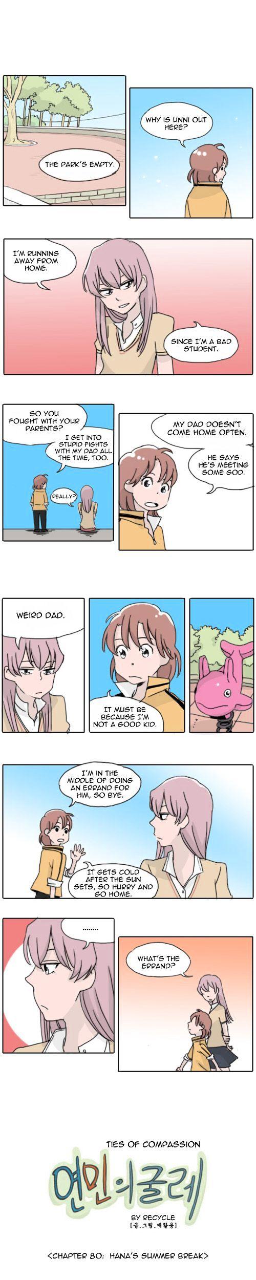 Ties of Compassion Chapter 80 page 1 - Chapter 80 : Hana's Summer Break