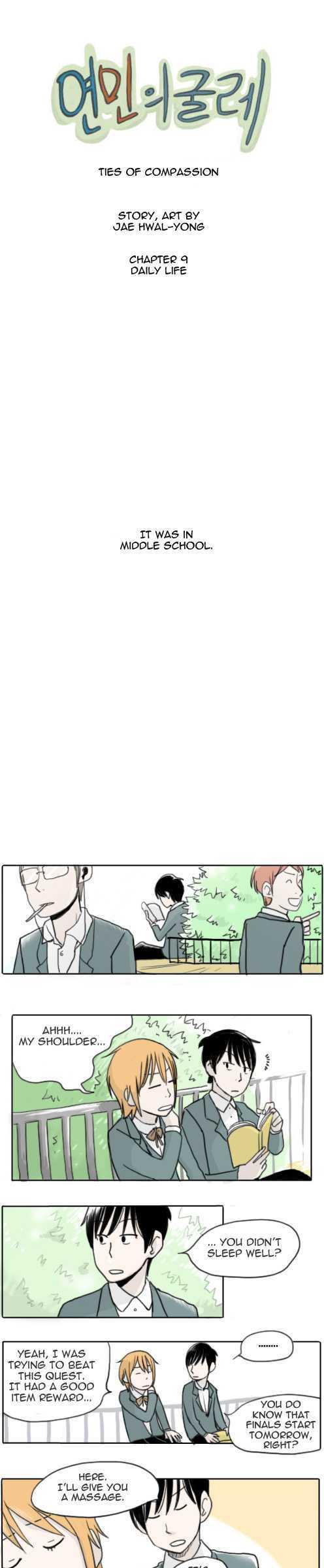 Ties of Compassion Chapter 9 page 1 - Chapter 9 : Daily Life