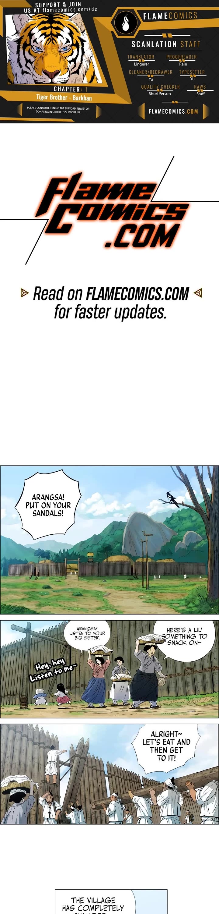 Tiger Brother - Barkhan Chapter 1 page 1 - Chapter 1: San-Gun, Mountain King