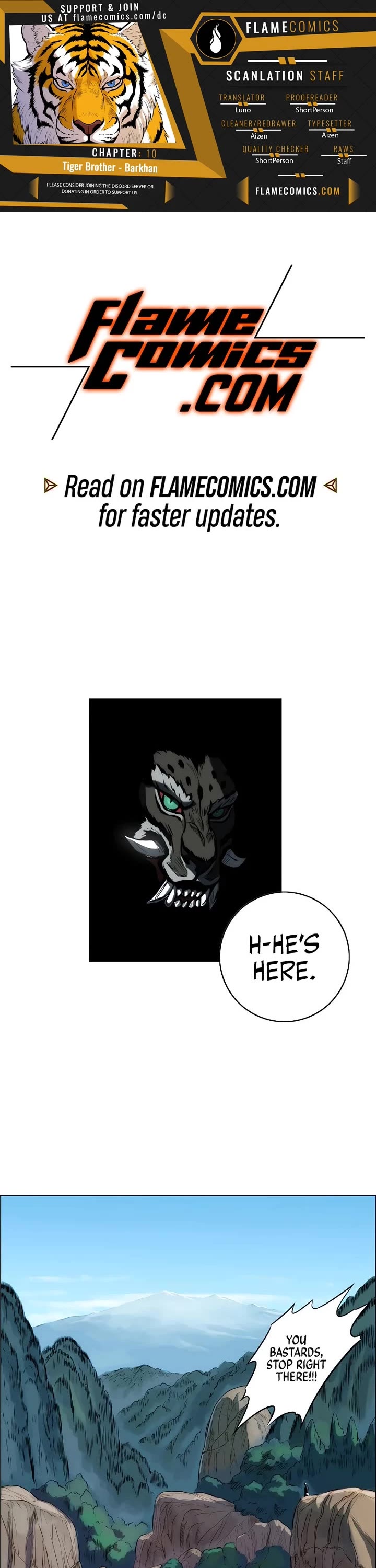 Tiger Brother - Barkhan Chapter 10 page 1 - Chapter 10: The Forgotten Tale 3 - King Yeong-Eung Alin