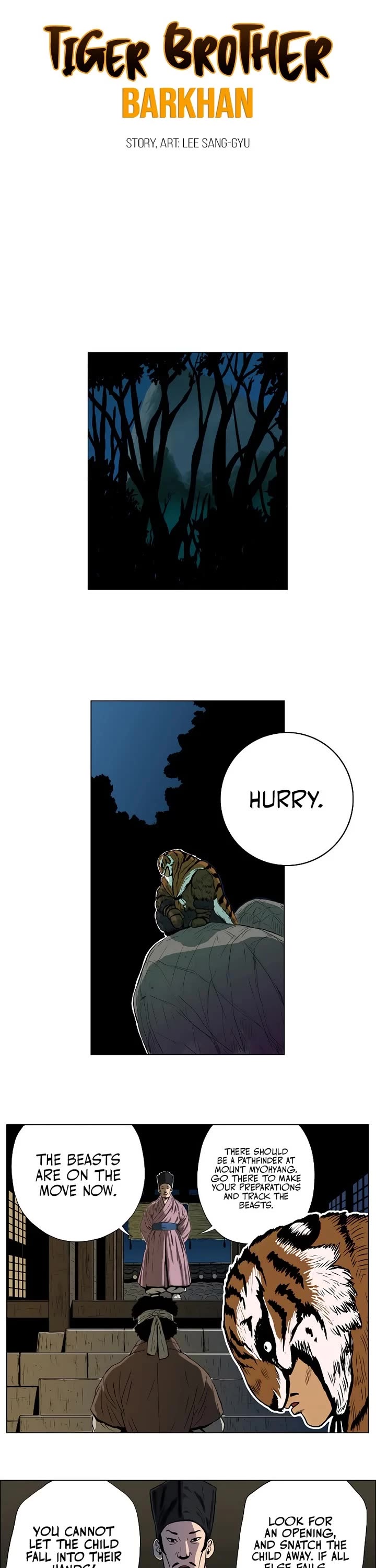 Tiger Brother - Barkhan Chapter 4 page 5 - Chapter 4: Chui and Hwang-Yo
