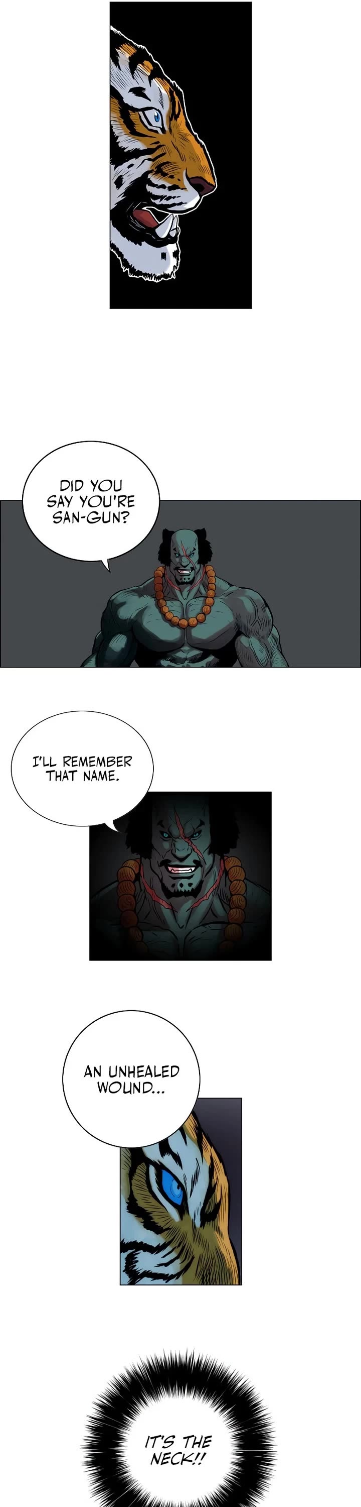 Tiger Brother - Barkhan Chapter 6 page 13 - Chapter 6: Counterattack - Power Through, San-Gun!