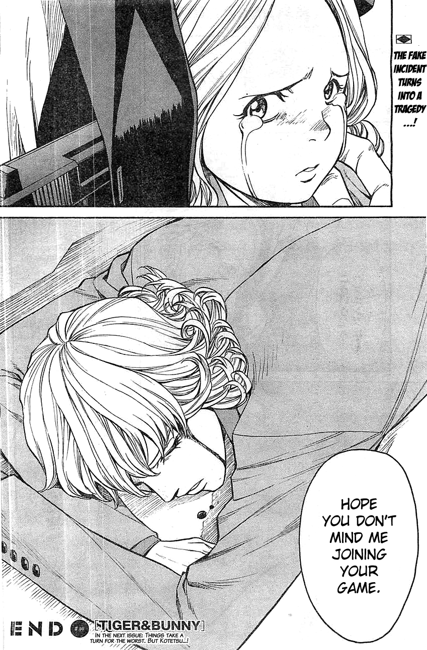 Tiger & Bunny Chapter 10 page 32 - Chapter 10: When the word is out it belongs to another.