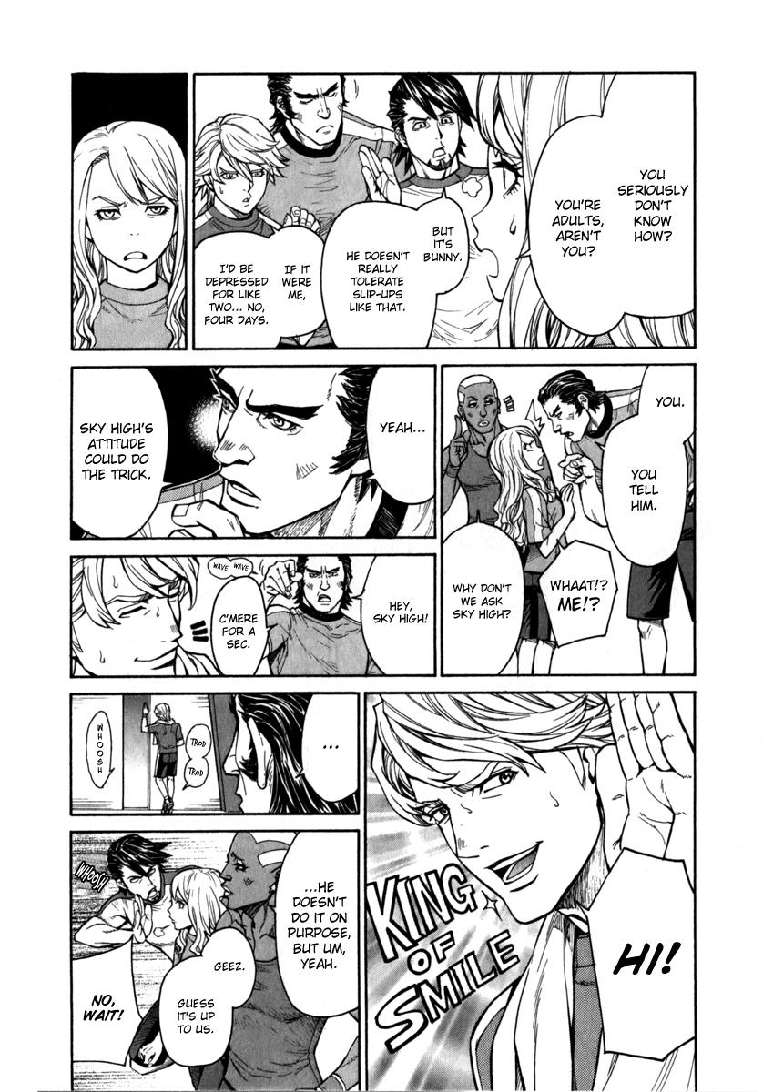 Tiger & Bunny Chapter 11.5 page 4 - Chapter 11.5: Honestry [sic] is the best policy.