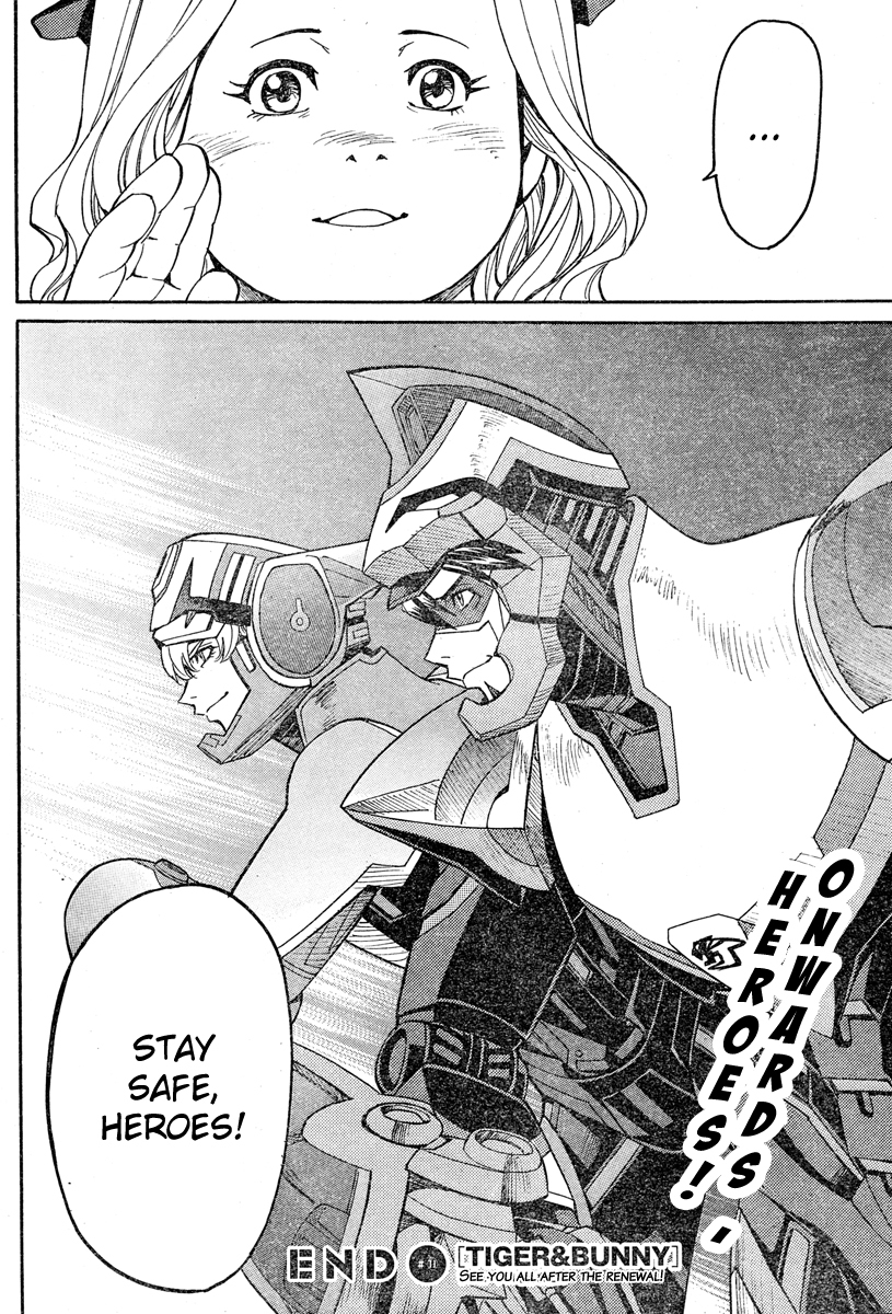 Tiger & Bunny Chapter 11 page 37 - Chapter 11: Actions speak louder than words.