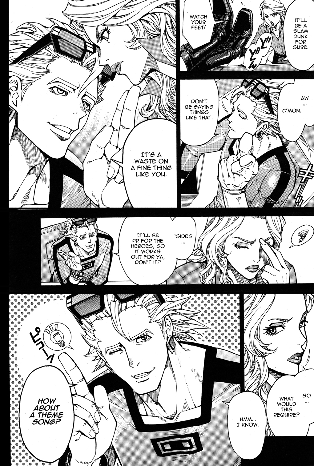 Tiger & Bunny Chapter 16 page 3 - Chapter 16: Aim for the sky and fall on the trees.