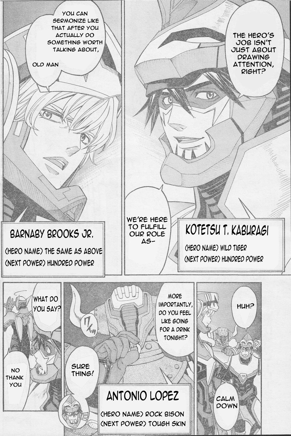 Tiger & Bunny Chapter 2 page 3 - Chapter 2: Love conquers all.