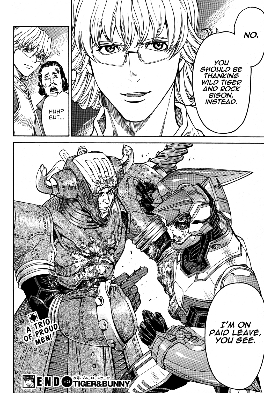 Tiger & Bunny Chapter 21 page 32 - Chapter 21: Birds of a feather flock together.