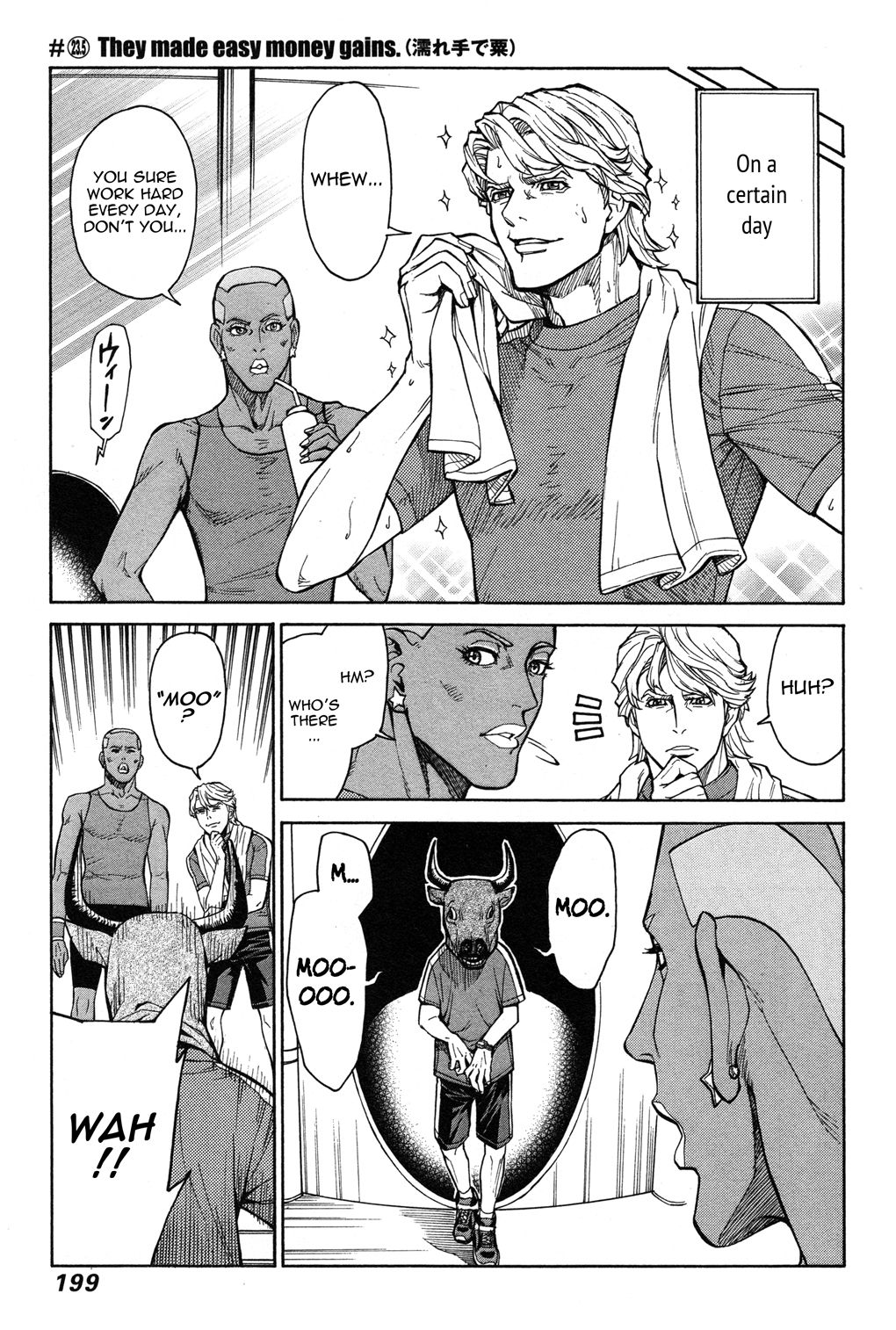 Tiger & Bunny Chapter 23.5 page 1 - Chapter 23.5: They made easy money gains.