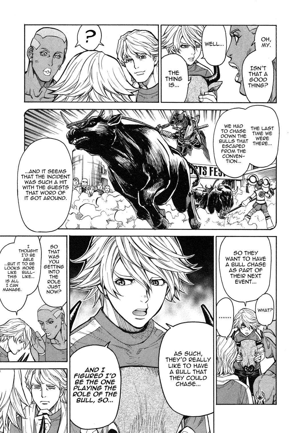 Tiger & Bunny Chapter 23.5 page 3 - Chapter 23.5: They made easy money gains.