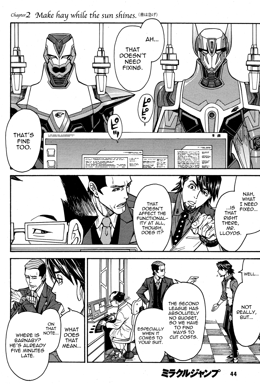 Tiger & Bunny Chapter 23 page 10 - Chapter 23: It takes two to make a quarrel.