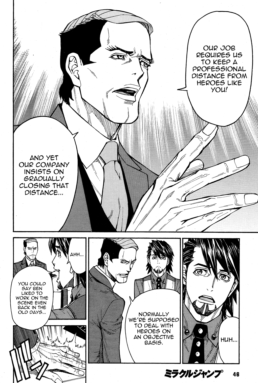 Tiger & Bunny Chapter 23 page 12 - Chapter 23: It takes two to make a quarrel.