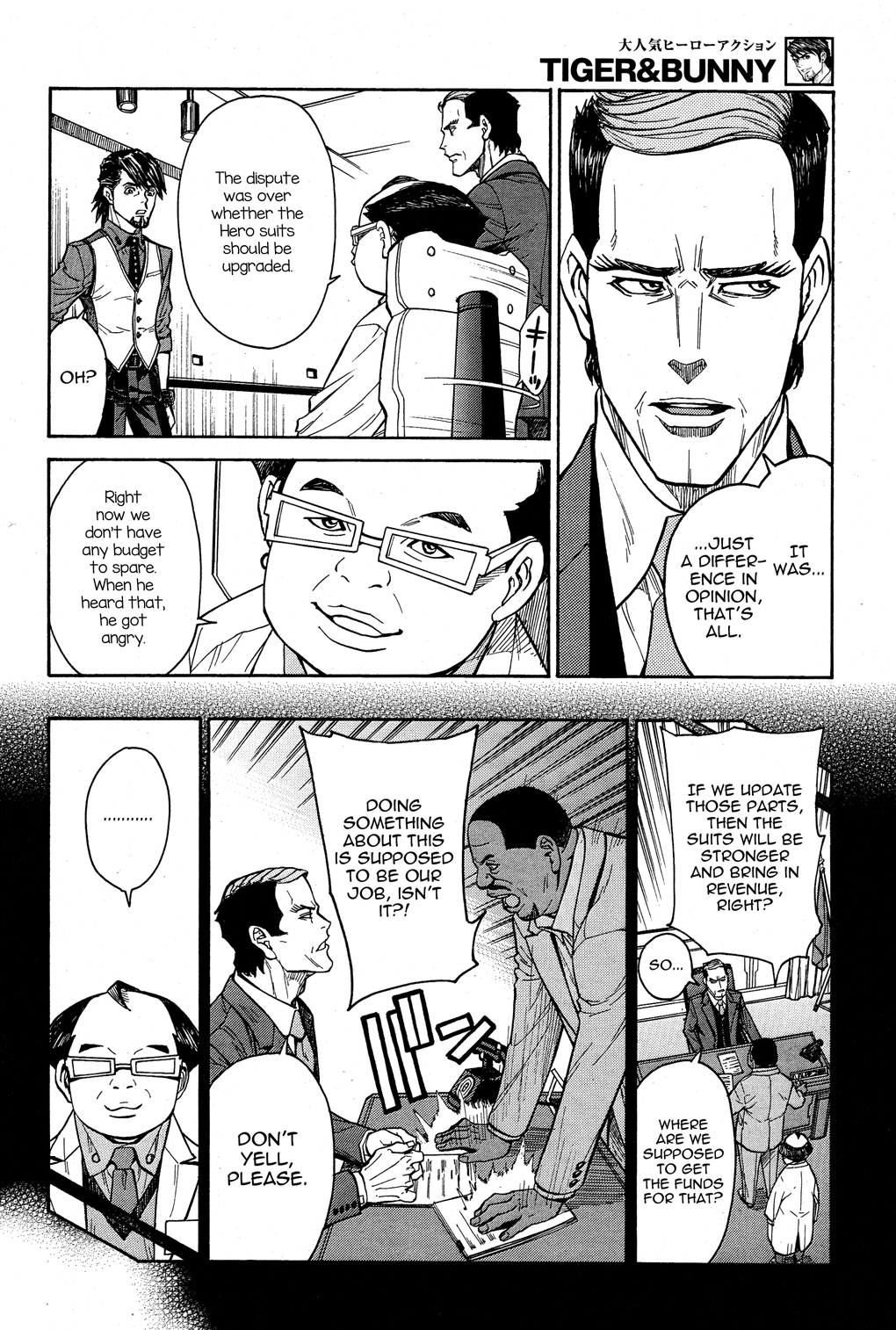 Tiger & Bunny Chapter 23 page 14 - Chapter 23: It takes two to make a quarrel.