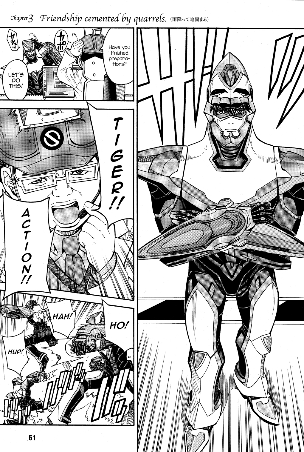 Tiger & Bunny Chapter 23 page 17 - Chapter 23: It takes two to make a quarrel.
