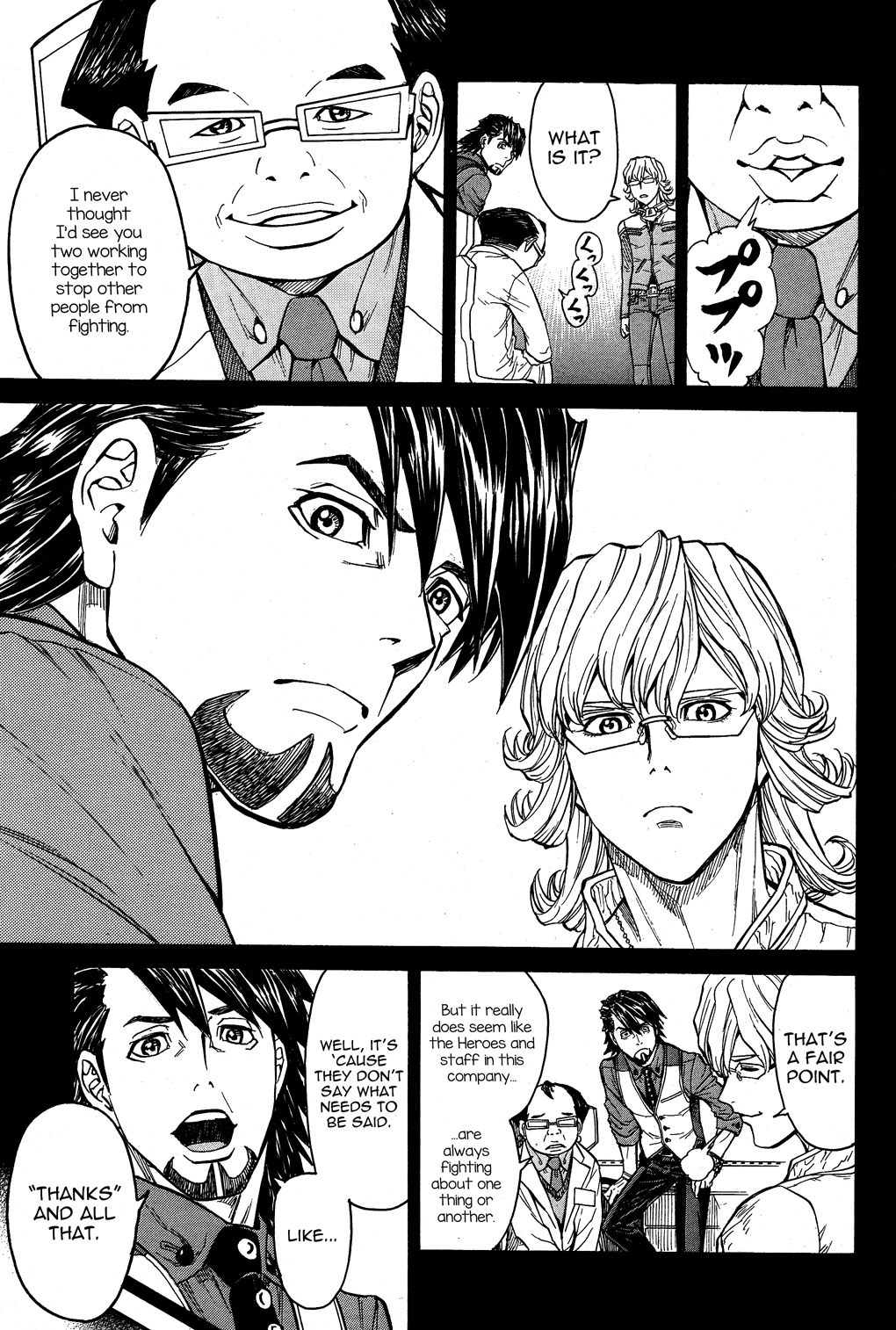 Tiger & Bunny Chapter 23 page 30 - Chapter 23: It takes two to make a quarrel.