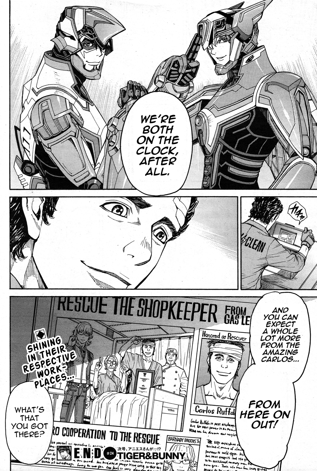 Tiger & Bunny Chapter 24 page 33 - Chapter 24: So many men, so many minds.