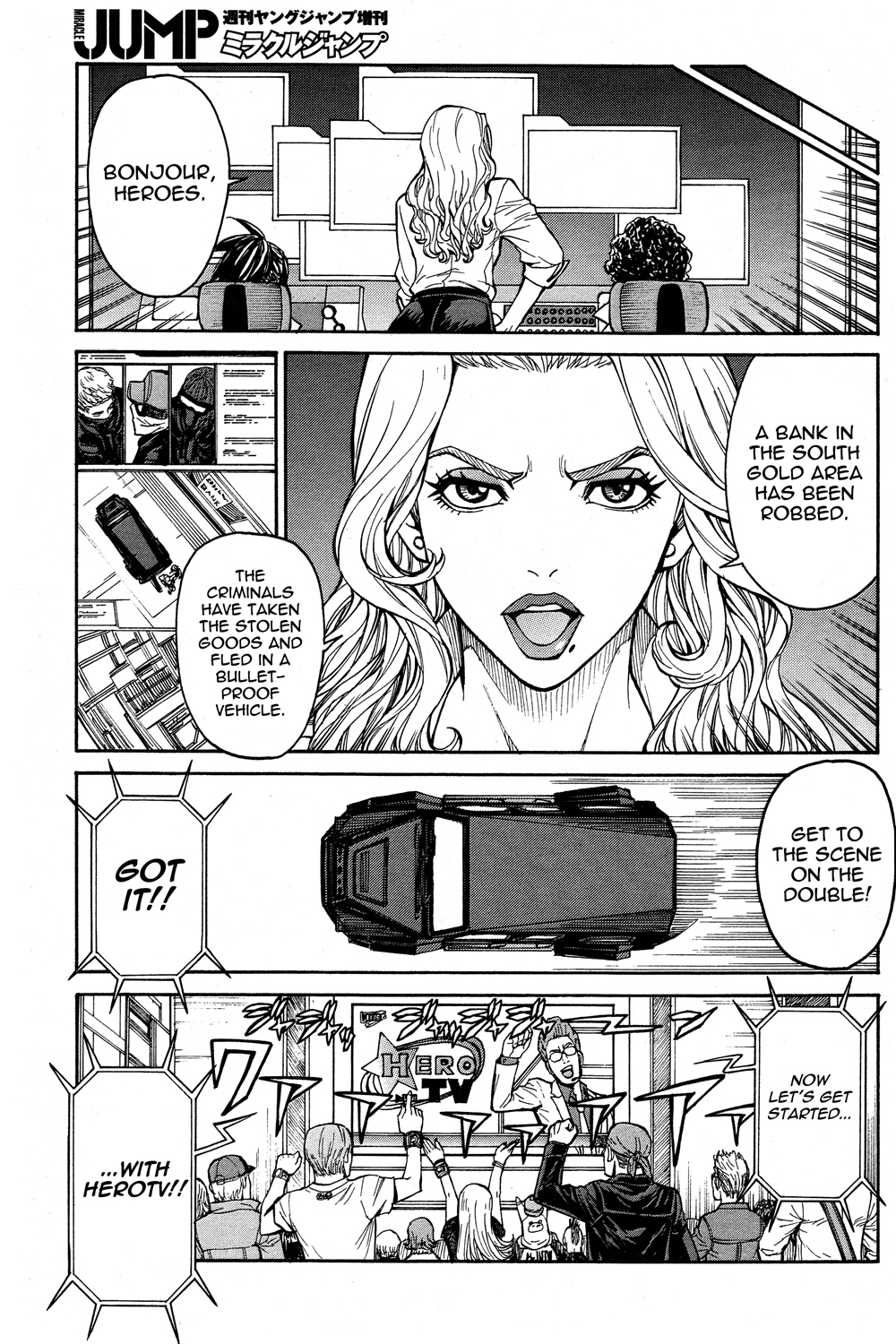 Tiger & Bunny Chapter 27 page 3 - Chapter 27: There is always life for a living man.