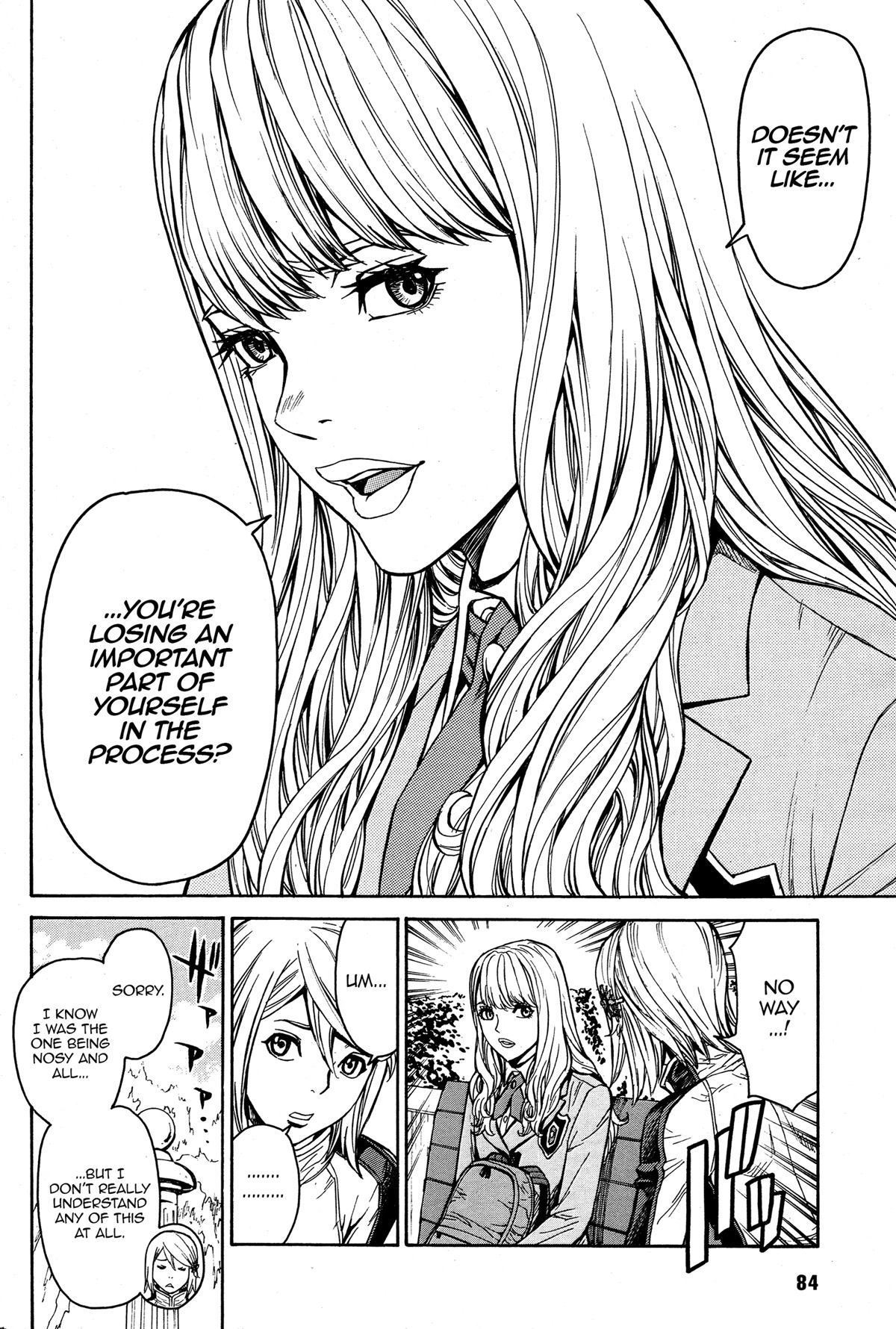 Tiger & Bunny Chapter 34 page 14 - Chapter 34: The eye will be where the love is.