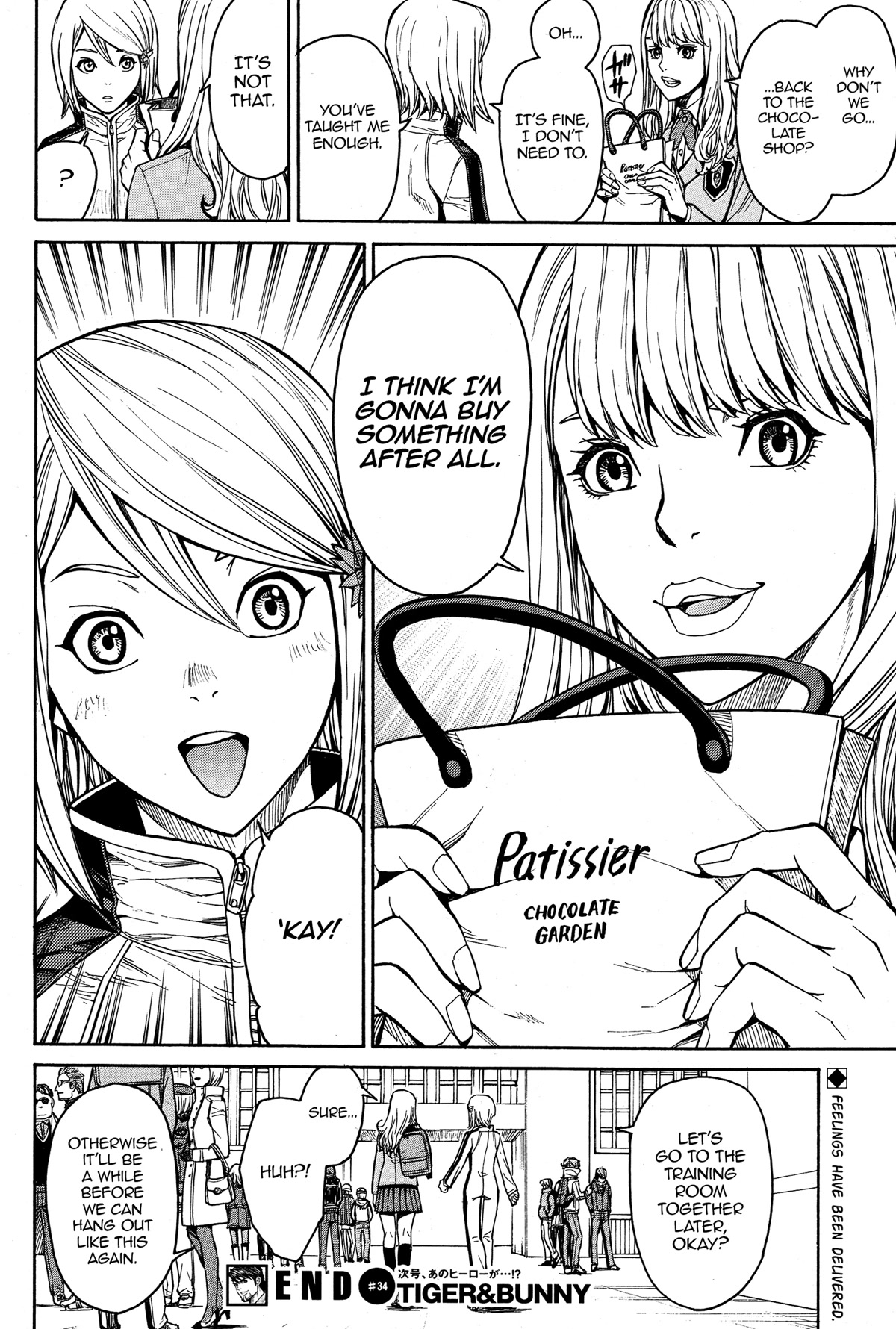 Tiger & Bunny Chapter 34 page 30 - Chapter 34: The eye will be where the love is.